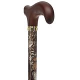 Realtree Camo Adjustable Walking Cane: Wood Handle, Licensed Adjustable Walking Canes - Tophatter Daily Deals