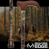 Realtree Camo Adjustable Walking Cane: Wood Handle, Licensed Adjustable Walking Canes - Tophatter Daily Deals