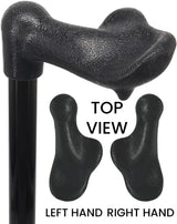 Adjustable Comfort Palm Grip Cane: Sleek Aluminum Shaft Left Hand Palm Hand Grip Canes - Tophatter Daily Deals