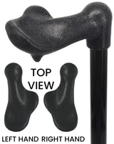 Adjustable Comfort Palm Grip Cane: Sleek Aluminum Shaft Right Hand Palm Hand Grip Canes - Tophatter Daily Deals