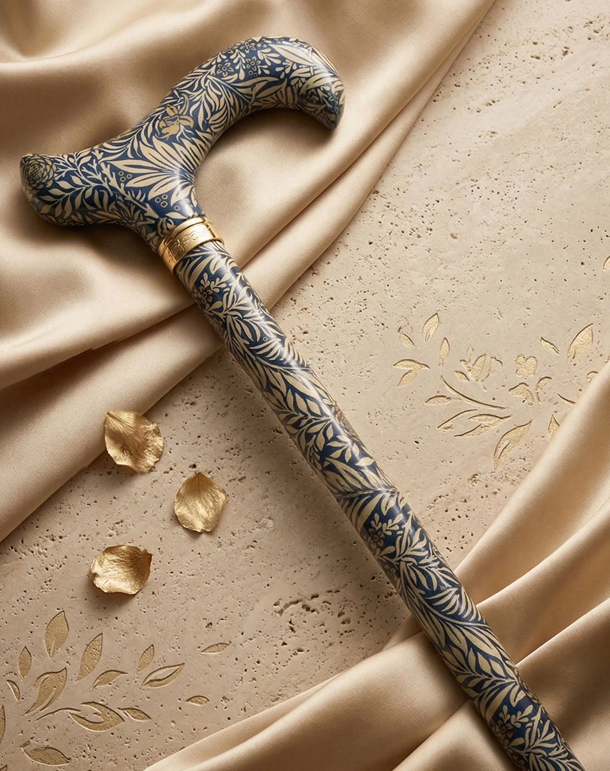 Golden Petals FashionStix: Designer Derby Cane, Adjustable Adjustable Walking Canes - Tophatter Daily Deals