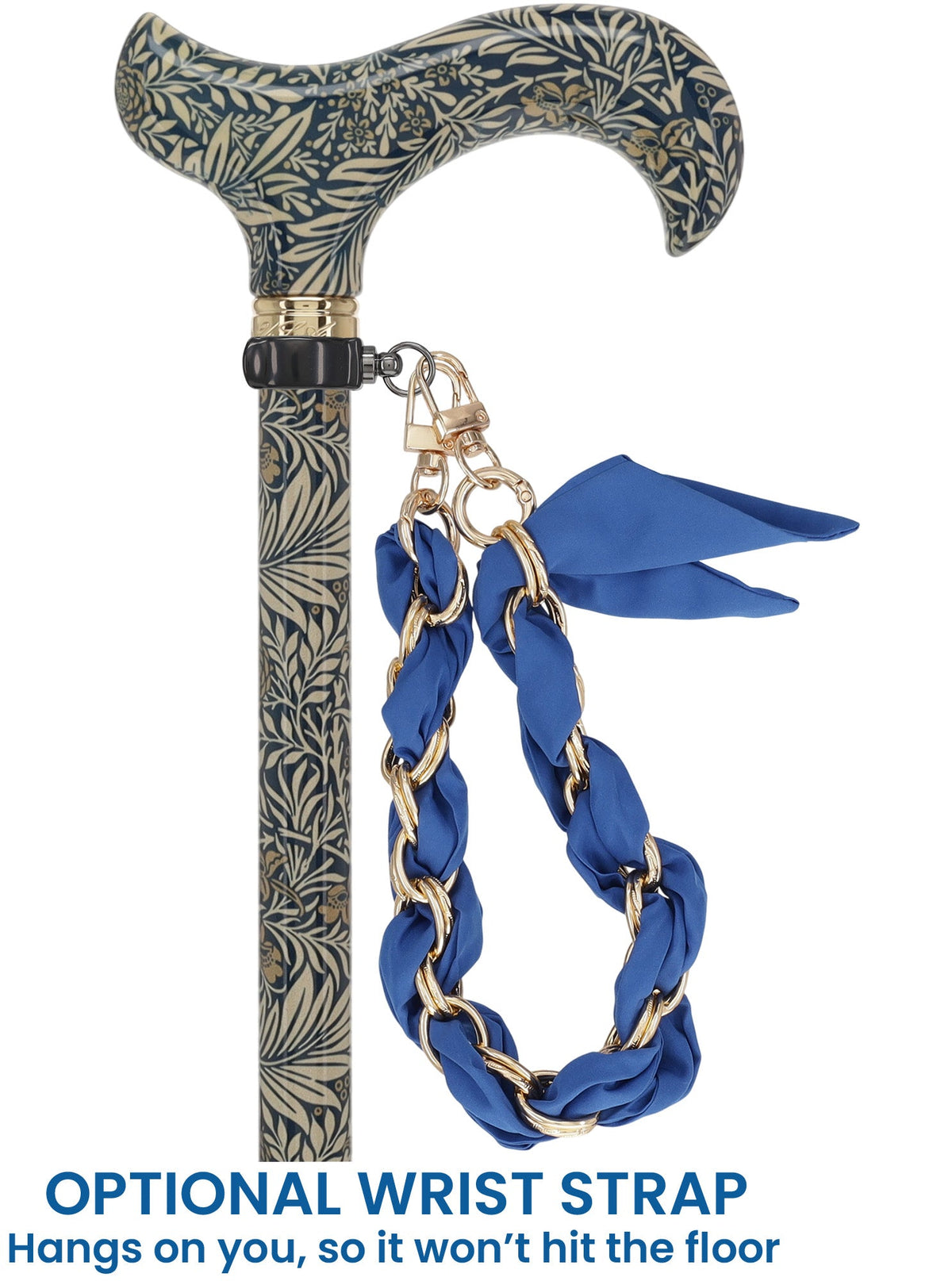 Golden Petals FashionStix: Designer Derby Cane, Adjustable Non Folding Yes Adjustable Walking Canes - Tophatter Daily Deals