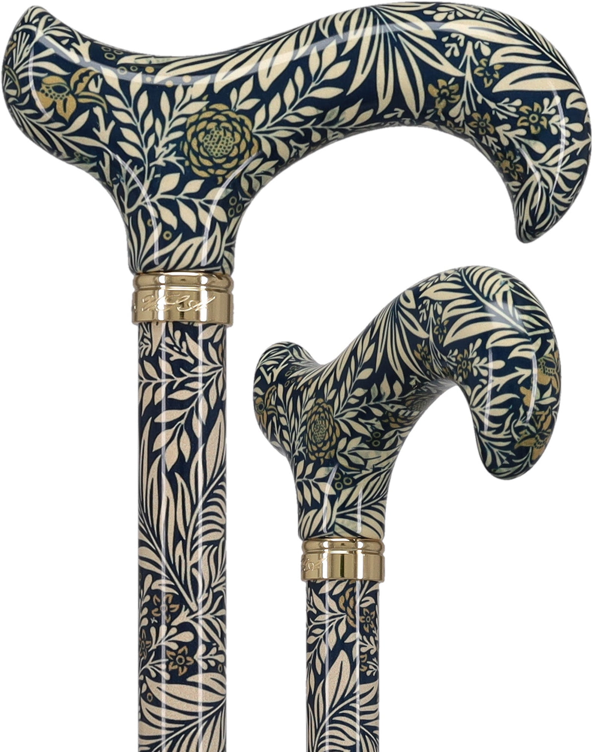 Golden Petals FashionStix: Designer Derby Cane, Adjustable Non Folding No Adjustable Walking Canes - Tophatter Daily Deals