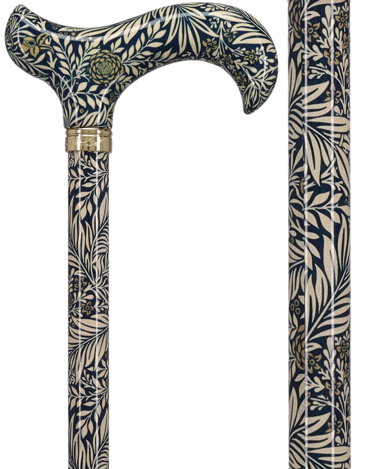 Golden Petals FashionStix: Designer Derby Cane, Adjustable Adjustable Walking Canes - Tophatter Daily Deals