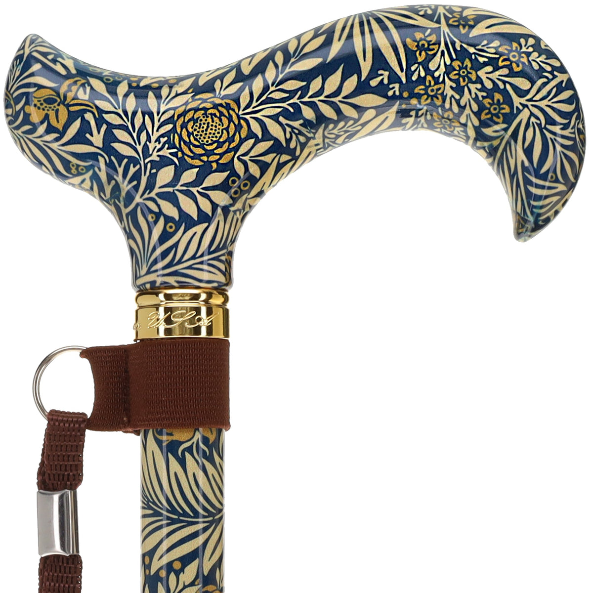 Golden Petals Folding FashionStix: Designer Foldable Derby Cane Folding Canes - Tophatter Daily Deals