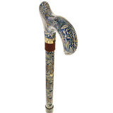 Golden Petals Folding FashionStix: Designer Foldable Derby Cane Folding Canes - Tophatter Daily Deals