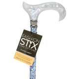 Songbird Harmony Rhinestone Pattern Orthopedic Derby Cane Adjustable - Tophatter Daily Deals