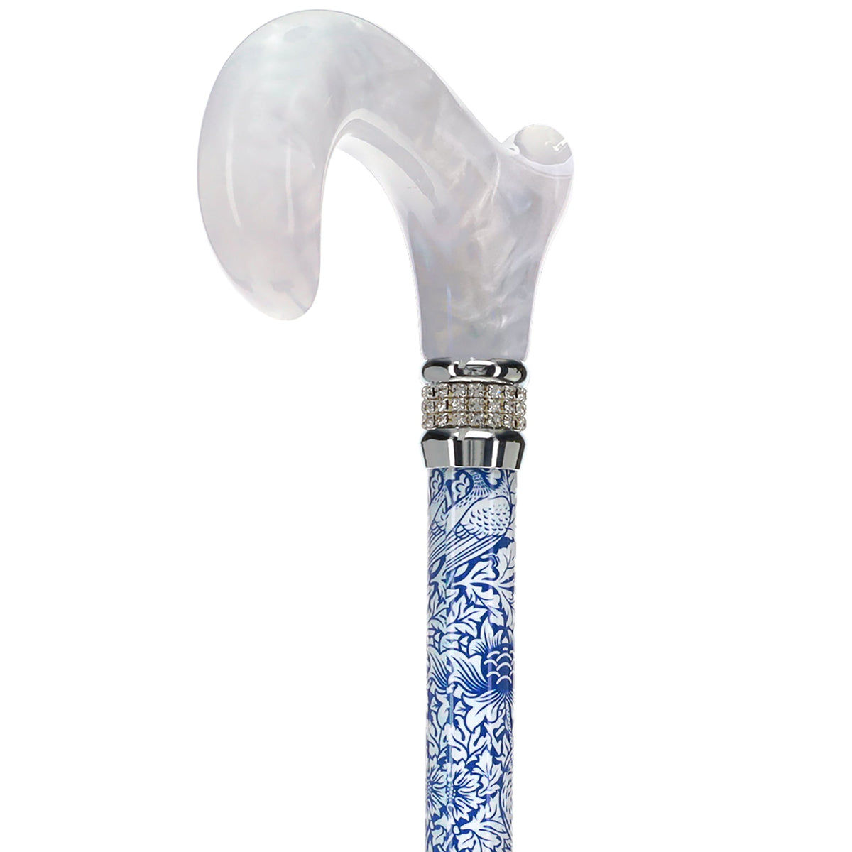 Songbird Harmony Rhinestone Pattern Orthopedic Derby Cane Adjustable - Tophatter Daily Deals
