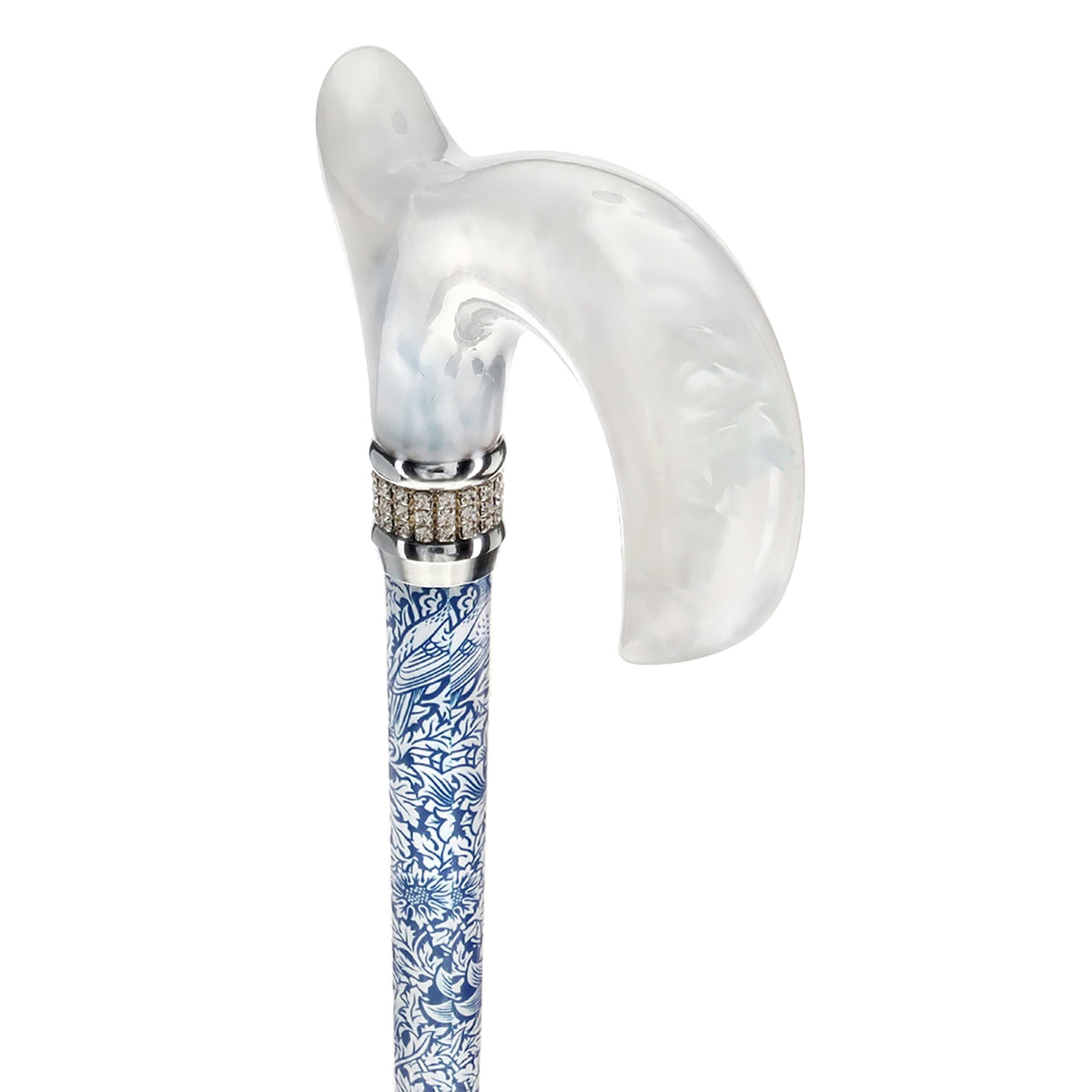 Songbird Harmony Rhinestone Pattern Orthopedic Derby Cane Adjustable - Tophatter Daily Deals