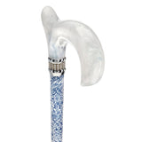 Songbird Harmony Rhinestone Pattern Orthopedic Derby Cane Adjustable - Tophatter Daily Deals