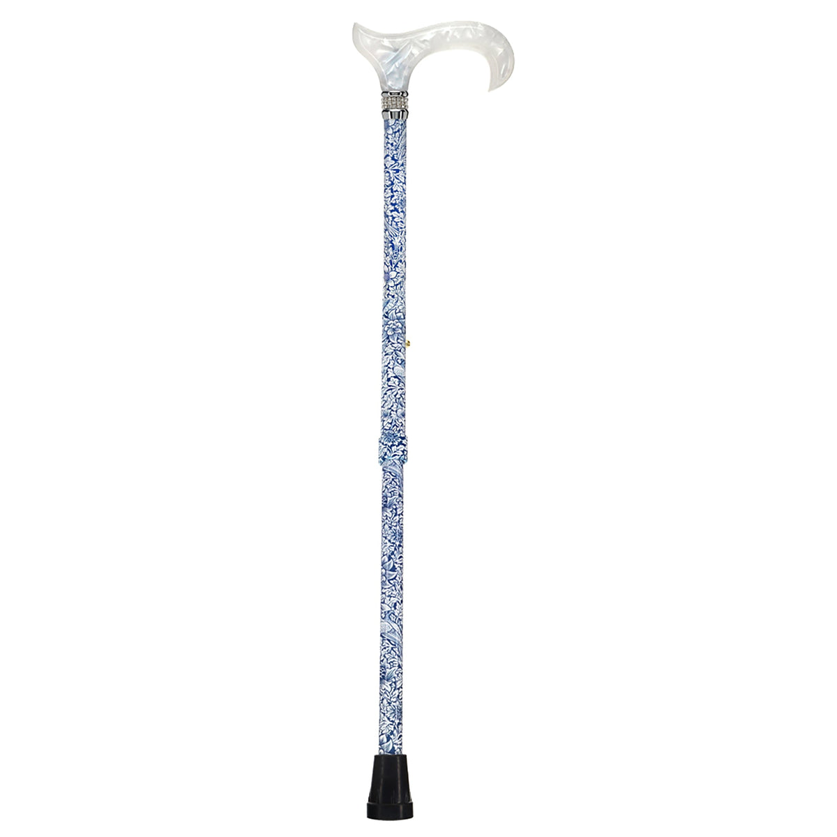 Songbird Harmony Rhinestone Pattern Orthopedic Derby Cane Adjustable - Tophatter Daily Deals