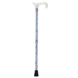 Songbird Harmony Rhinestone Pattern Orthopedic Derby Cane Adjustable - Tophatter Daily Deals