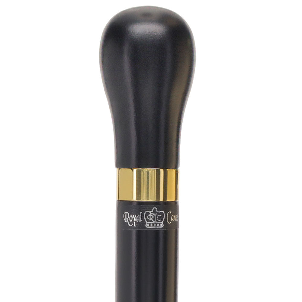 Brandy Flask Smuggler Knob Stick: Beechwood Shaft, Unique Design Gadget Walking Canes - Tophatter Daily Deals