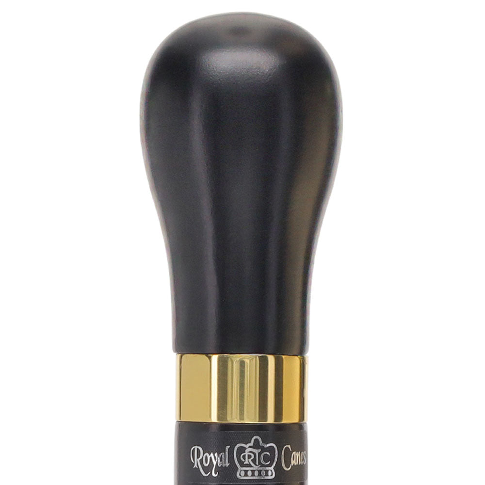 Brandy Flask Smuggler Knob Stick: Beechwood Shaft, Unique Design Gadget Walking Canes - Tophatter Daily Deals