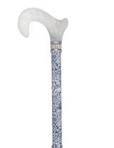 Songbird Harmony Folding Rhinestone Pattern Orthopedic Derby Cane Folding - Tophatter Daily Deals