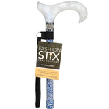 Songbird Harmony Folding Rhinestone Pattern Orthopedic Derby Cane Folding - Tophatter Daily Deals