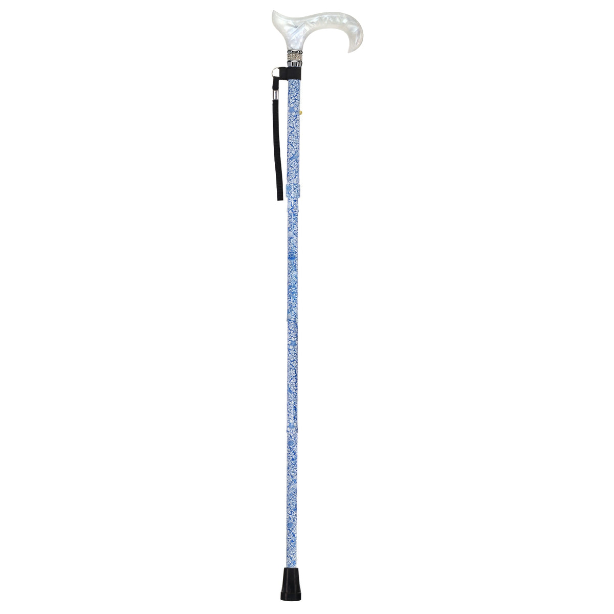 Songbird Harmony Folding Rhinestone Pattern Orthopedic Derby Cane Folding - Tophatter Daily Deals