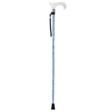 Songbird Harmony Folding Rhinestone Pattern Orthopedic Derby Cane Folding - Tophatter Daily Deals