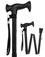 Orthopedic Comfort Handle Cane: Folding Retractable Ice Tip Folding Canes - Tophatter Daily Deals