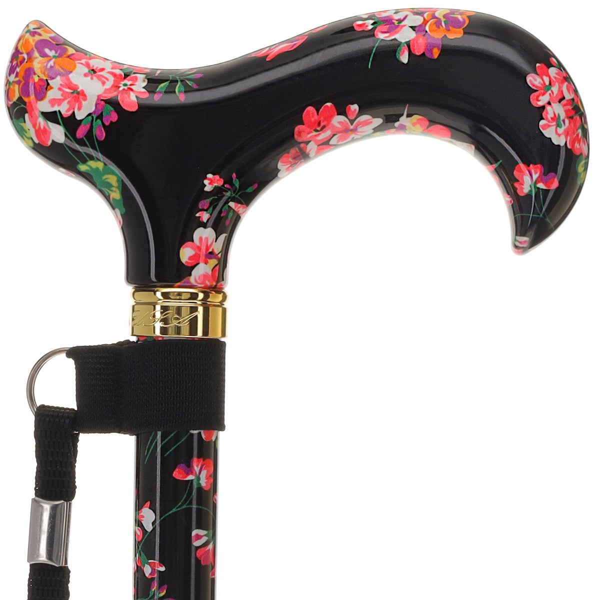 Blooming Floral FashionStix: Chic Folding Walking Cane Folding Canes - Tophatter Daily Deals