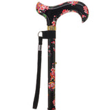 Blooming Floral FashionStix: Chic Folding Walking Cane Folding Canes - Tophatter Daily Deals