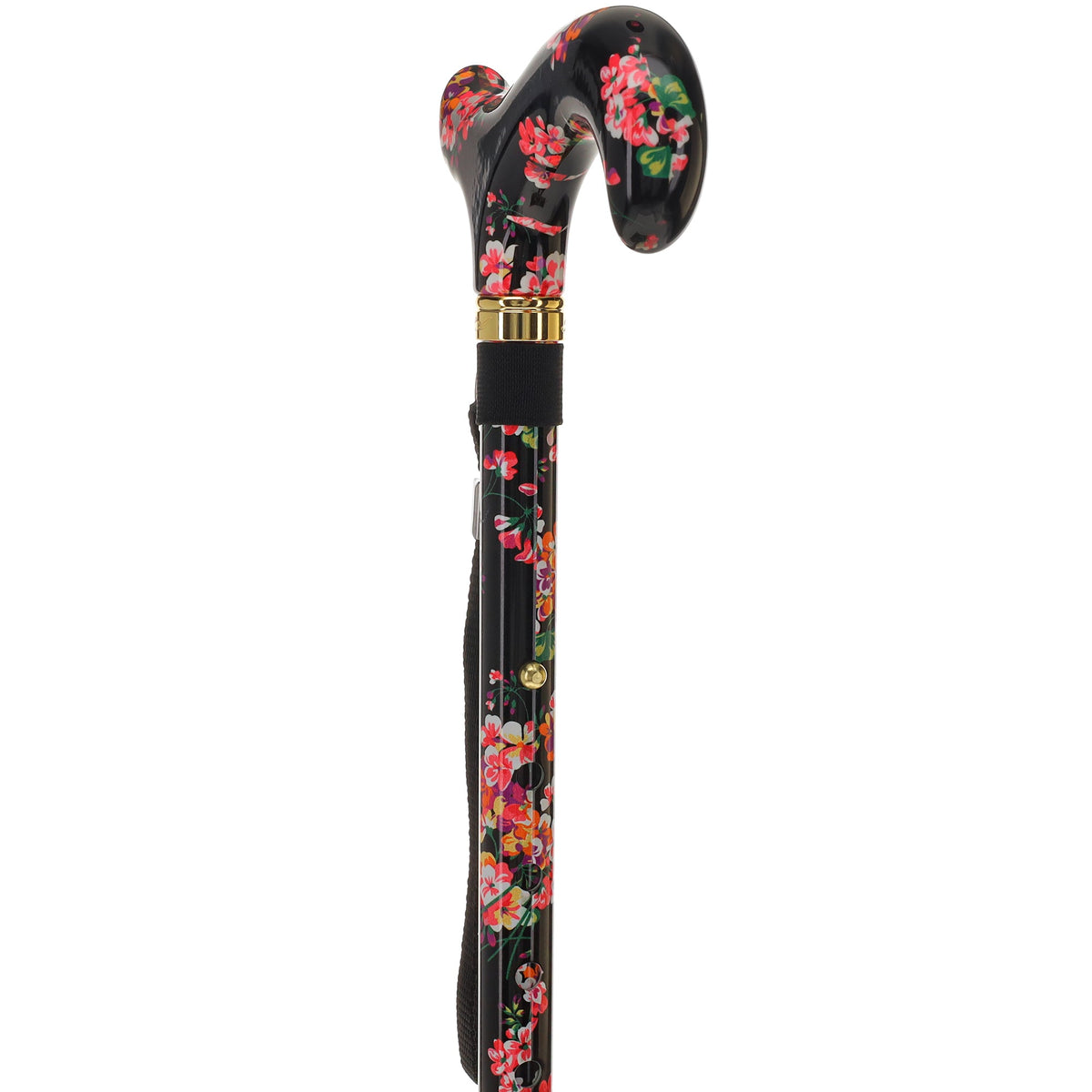 Blooming Floral FashionStix: Chic Folding Walking Cane Folding Canes - Tophatter Daily Deals