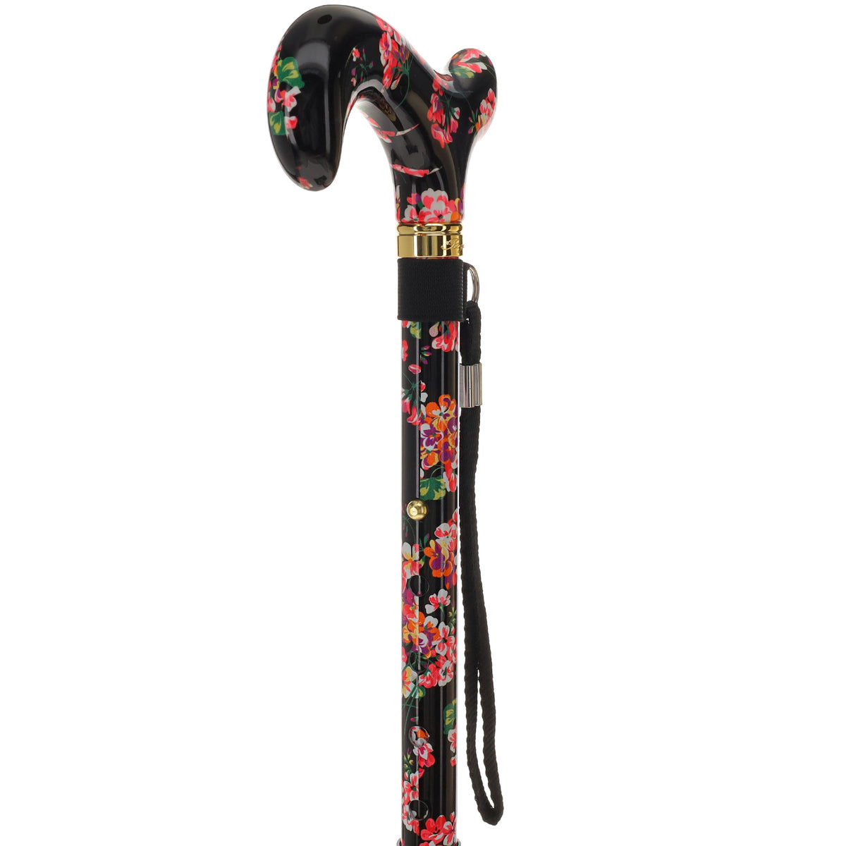 Blooming Floral FashionStix: Chic Folding Walking Cane Folding Canes - Tophatter Daily Deals