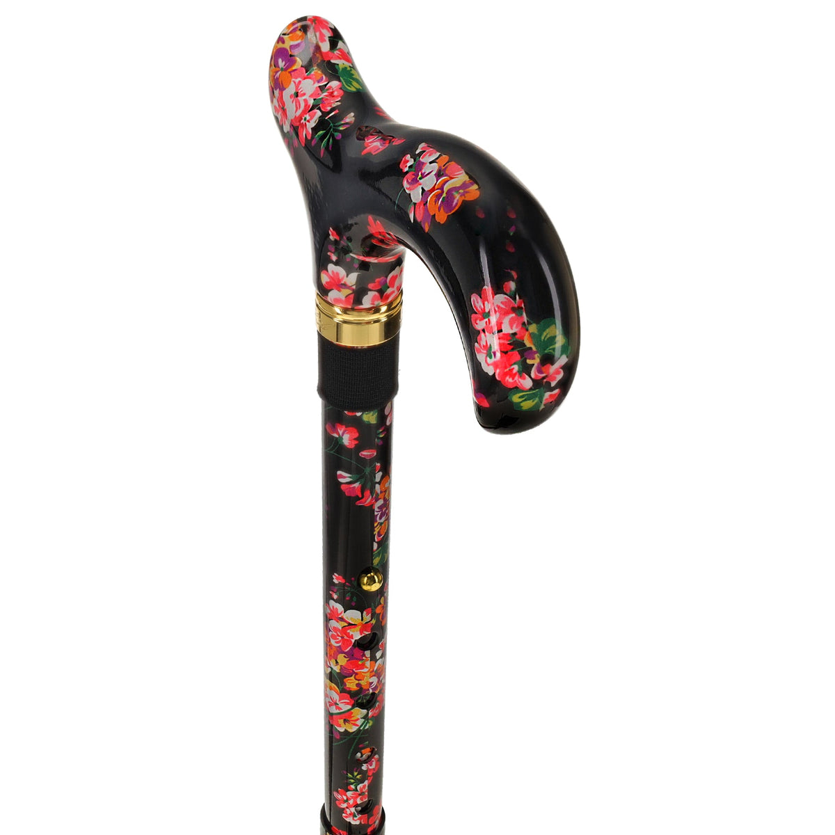 Blooming Floral FashionStix: Chic Folding Walking Cane Folding Canes - Tophatter Daily Deals