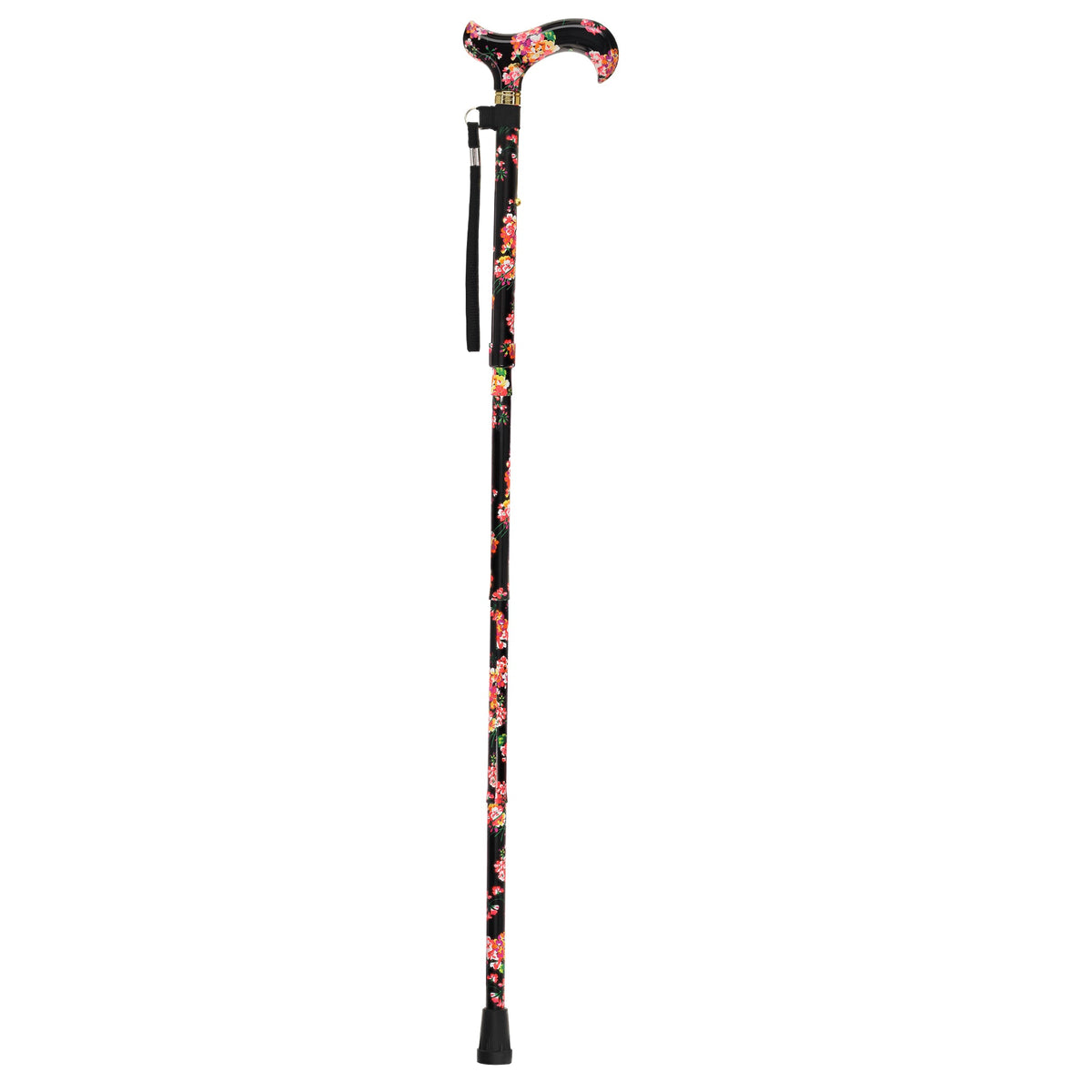 Blooming Floral FashionStix: Chic Folding Walking Cane Folding Canes - Tophatter Daily Deals