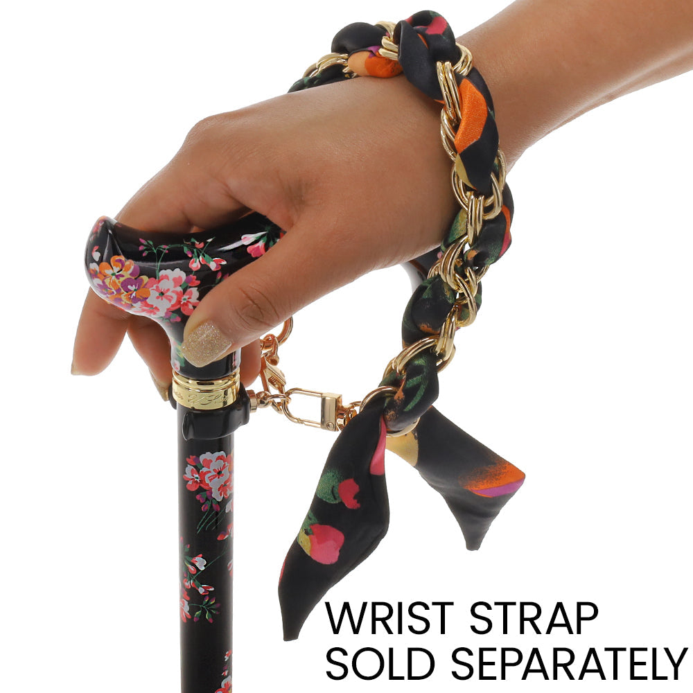 Blooming Floral FashionStix: Chic Folding Walking Cane Folding Canes - Tophatter Daily Deals