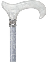 Exquisite Rhinestone Pearlz Adjustable Orthopedic Derby Cane Adjustable Walking Canes - Tophatter Daily Deals