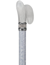 Exquisite Rhinestone Pearlz Adjustable Orthopedic Derby Cane Adjustable Walking Canes - Tophatter Daily Deals