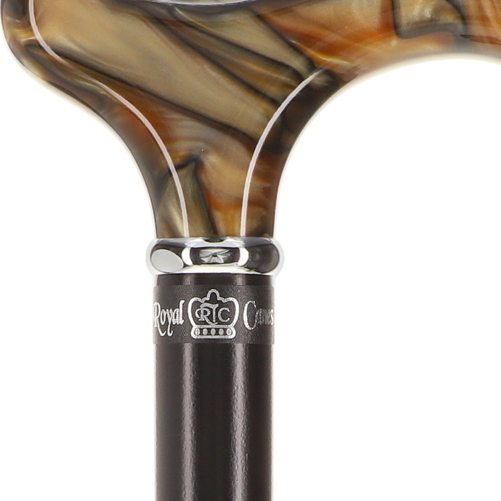 Pearlescent Acrylic Derby Cane w/ SafeTbase Safetbase Canes - Tophatter Daily Deals
