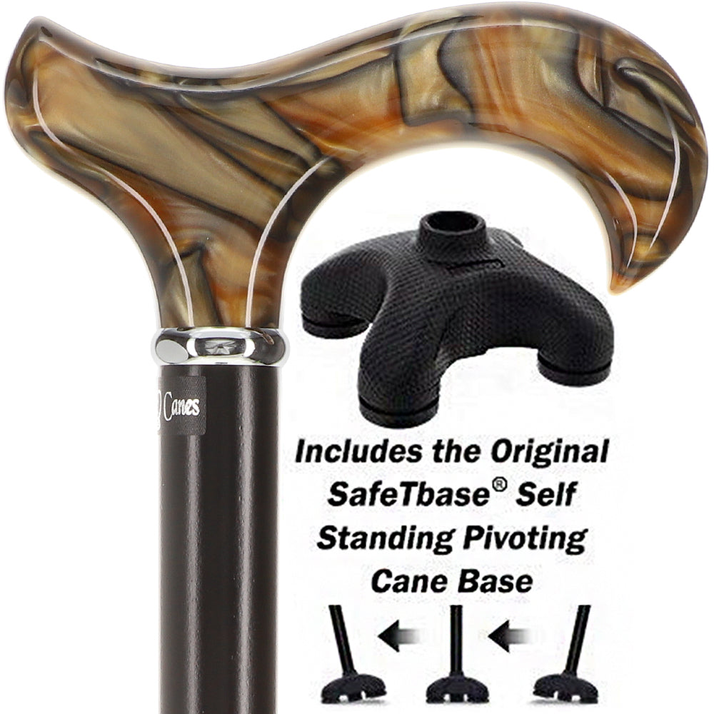 Pearlescent Acrylic Derby Cane w/ SafeTbase Safetbase Canes - Tophatter Daily Deals