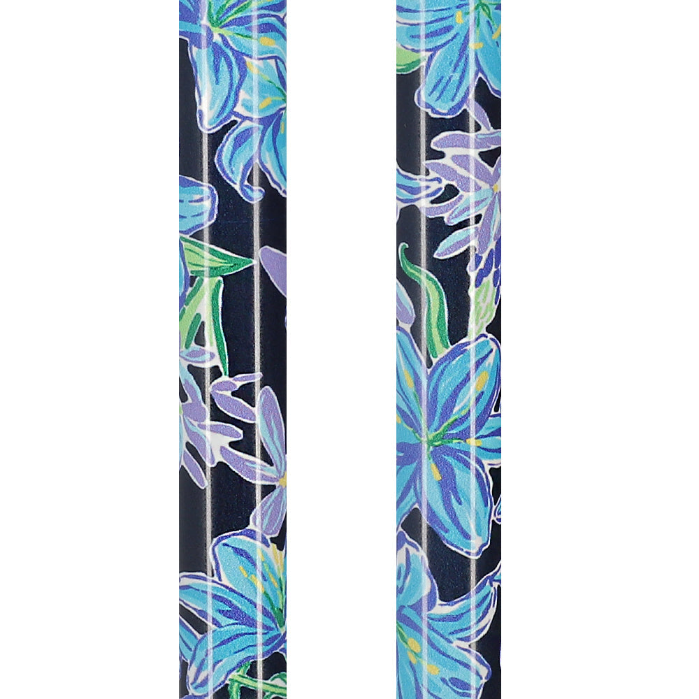 Dark Blue Vivienne May: Adjustable Cane w/ Patterned Handle Adjustable Walking Canes - Tophatter Daily Deals