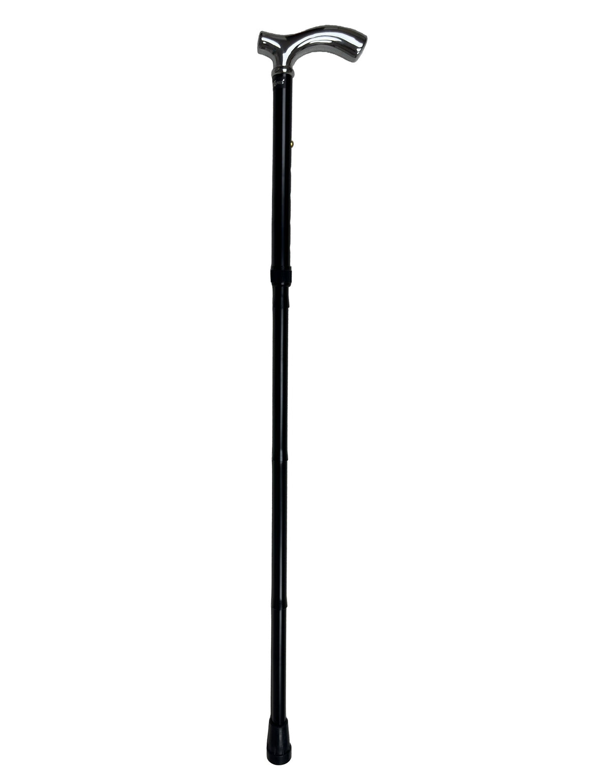 Chrome Slim Line Fritz: Petite Handle, Folding Adjustable Plated Handle Walking Canes - Tophatter Daily Deals