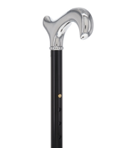 Luxury Chrome Derby Cane - Foldable, Adjustable Shaft Plated Handle Walking Canes - Tophatter Daily Deals