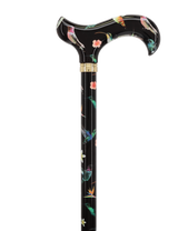 Flight of the Hummingbird Designer Pattern Folding Adjustable Cane Folding Canes - Tophatter Daily Deals