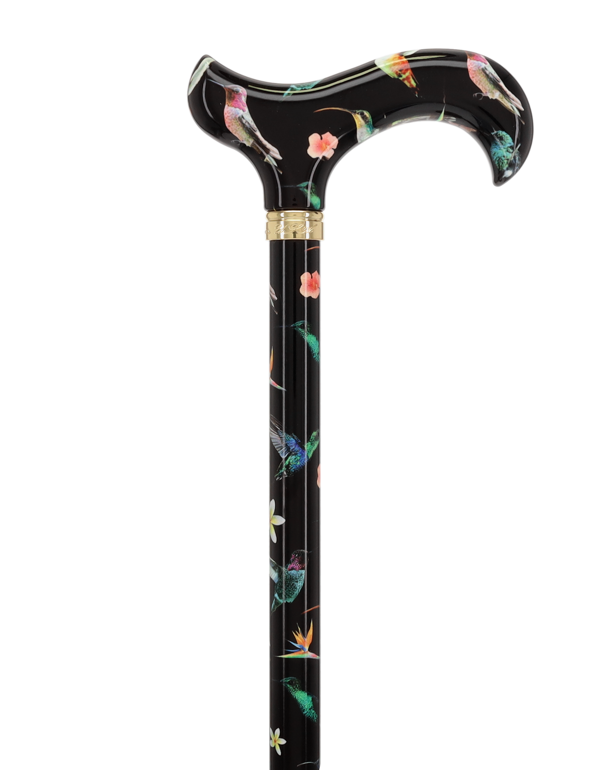 Flight of the Hummingbird Designer Pattern Folding Adjustable Cane Folding Canes - Tophatter Daily Deals