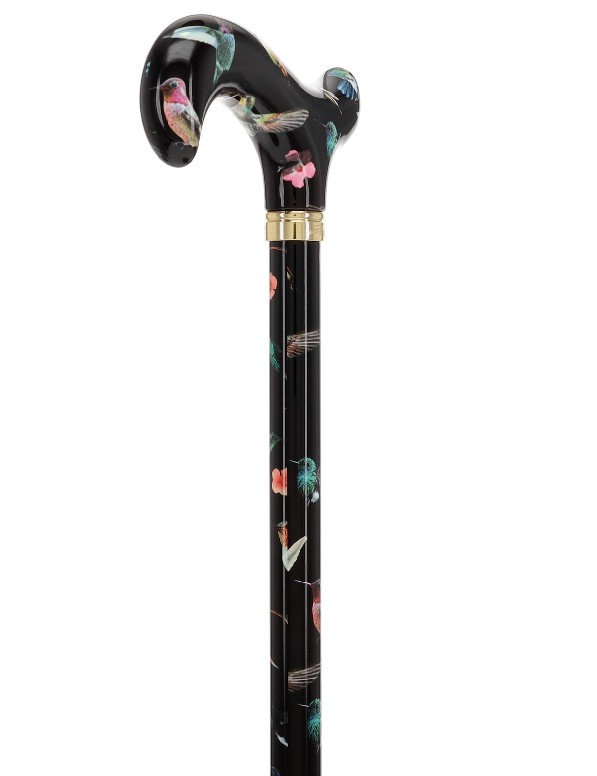 Flight of the Hummingbird Designer Pattern Folding Adjustable Cane Folding Canes - Tophatter Daily Deals