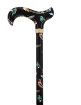 Flight of the Hummingbird Designer Pattern Folding Adjustable Cane Folding Canes - Tophatter Daily Deals