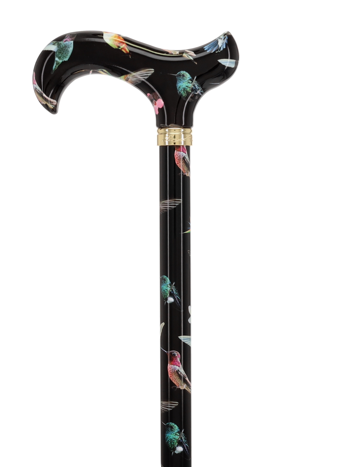 Flight of the Hummingbird Designer Pattern Folding Adjustable Cane Folding Canes - Tophatter Daily Deals