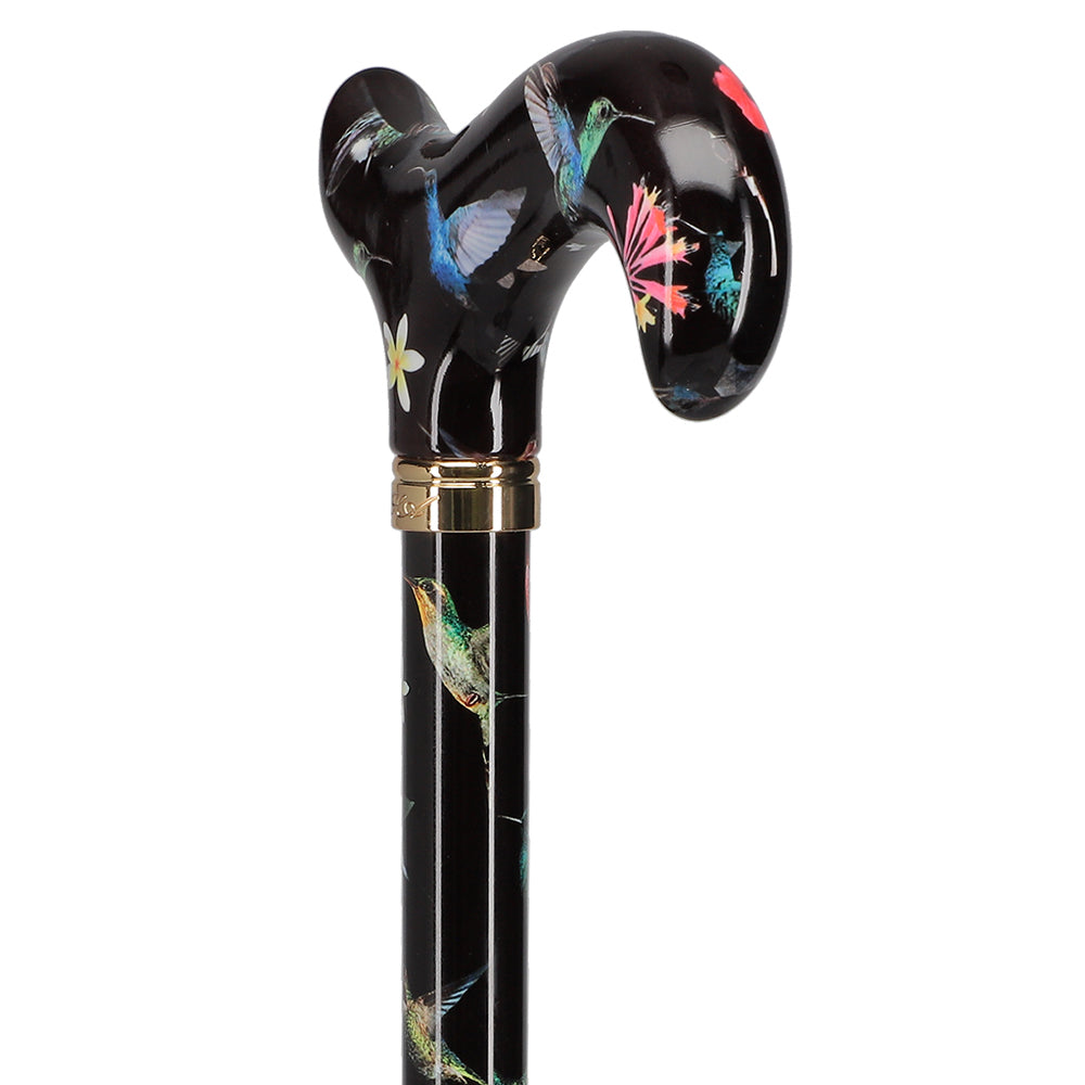 Flight of the Hummingbird: Designer Pattern Adjustable Cane Adjustable Walking Canes - Tophatter Daily Deals