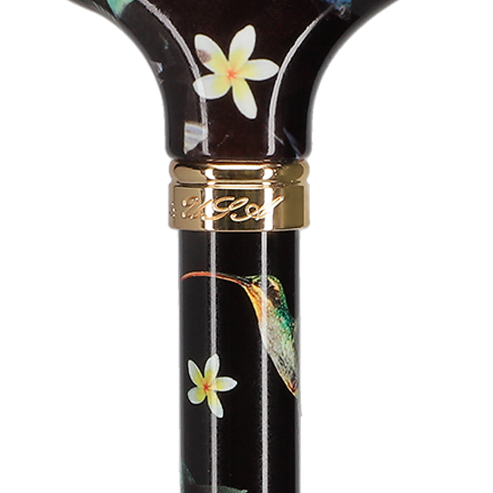 Flight of the Hummingbird: Designer Pattern Adjustable Cane Adjustable Walking Canes - Tophatter Daily Deals