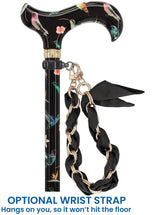 Flight of the Hummingbird: Designer Pattern Adjustable Cane Yes Adjustable Walking Canes - Tophatter Daily Deals