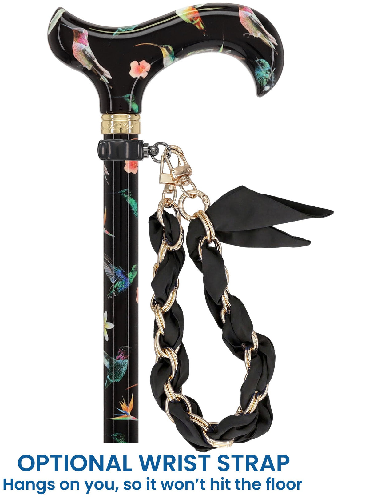 Flight of the Hummingbird: Designer Pattern Adjustable Cane Yes Adjustable Walking Canes - Tophatter Daily Deals
