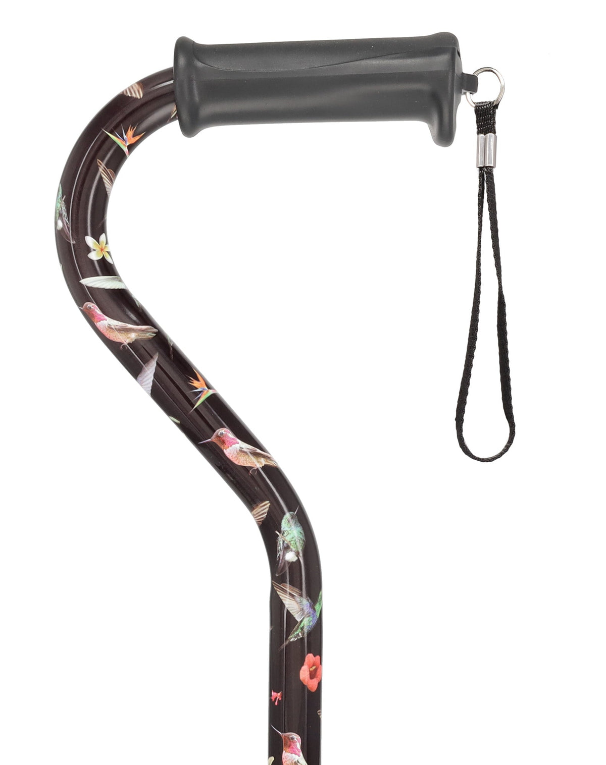 Flight of the Hummingbird Adjustable Cane: Comfort Grip Offset Adjustable Walking Canes - Tophatter Daily Deals