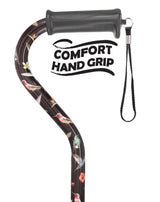 Flight of the Hummingbird Adjustable Cane: Comfort Grip Offset Adjustable Walking Canes - Tophatter Daily Deals