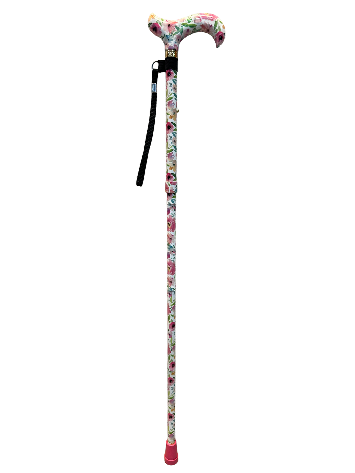 Vivienne May: Watercolor Flowers, Folding Cane Patterned Handle Folding Canes - Tophatter Daily Deals