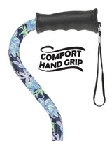 Designer Dark Blue Vivienne May: Comfort Grip Offset Cane Offset Handled Canes - Tophatter Daily Deals